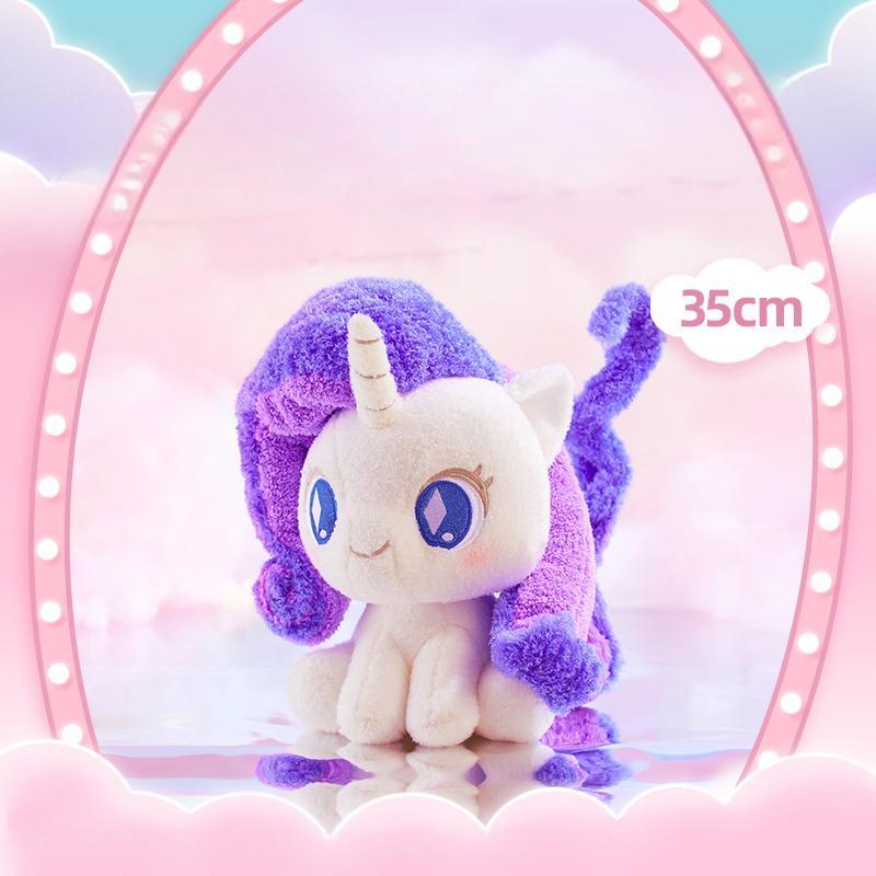 My Little Pony Series Q Version Sitting Doll - Cute and Comfortable Plush Toy, Pillow Valentine's Day Gift, Graduation Gift for Girls, Back to School Bedroom  Decoration MLP