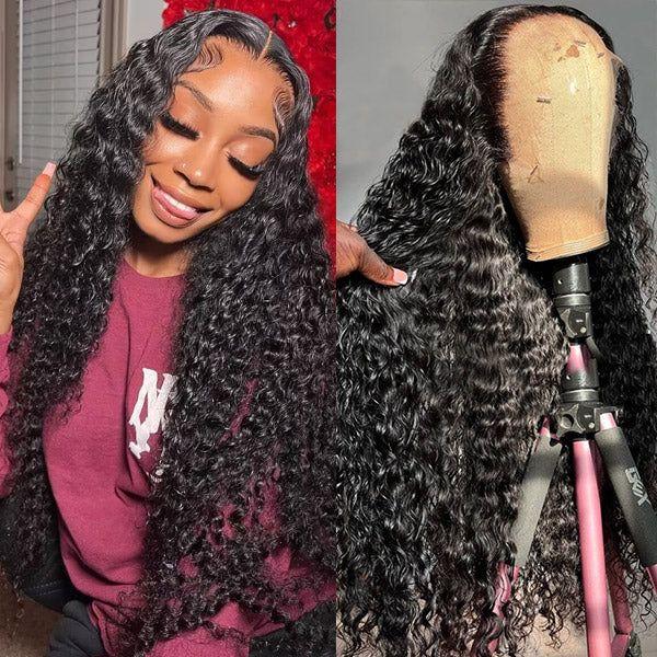 [New IN] Bling Hair Pre Everything Body Wave 13x4 Body Wave Lace Frontal Wig Glueless Human Hair Frontal Wig With Elastic Drawstring For Women 180Density TikTokShopBlackFriday