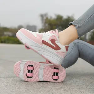 2026 New Girls' Shoes, Children's and Teenagers' Roller Shoes,  Fashionable Sports Shoes, Four-Wheel Roller Skates, Outdoor Sports Roller Skates, Boys' and Girls' Birthday Gifts, Holiday Gifts, Halloween and Christmas 187