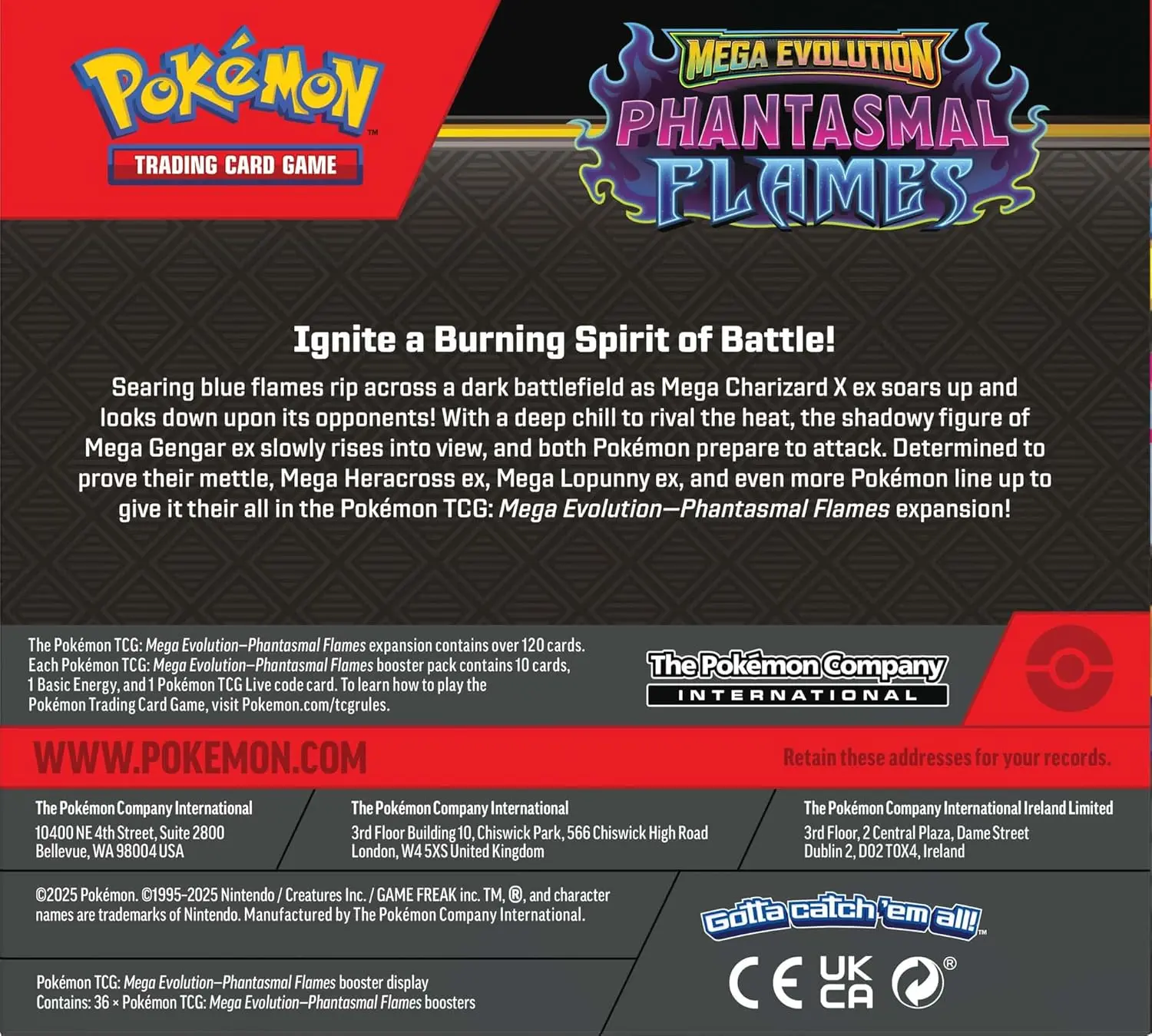 Pokemon TCG: Mega Evolutions Phantasmal Flames Booster Display Box - TikTok  Shop