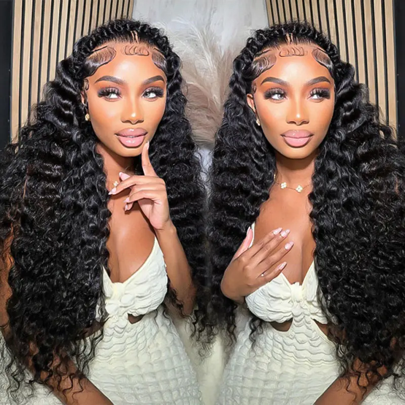 [HOT]Alipearl Hair Dutch Pre Braided Deep Wave Stylist Wig Ready To Go Glueless 13x4 Lace Frontal Wig Pre Styled Pre Everything Wig #TikTokShopBackToSchool #SoHoChic