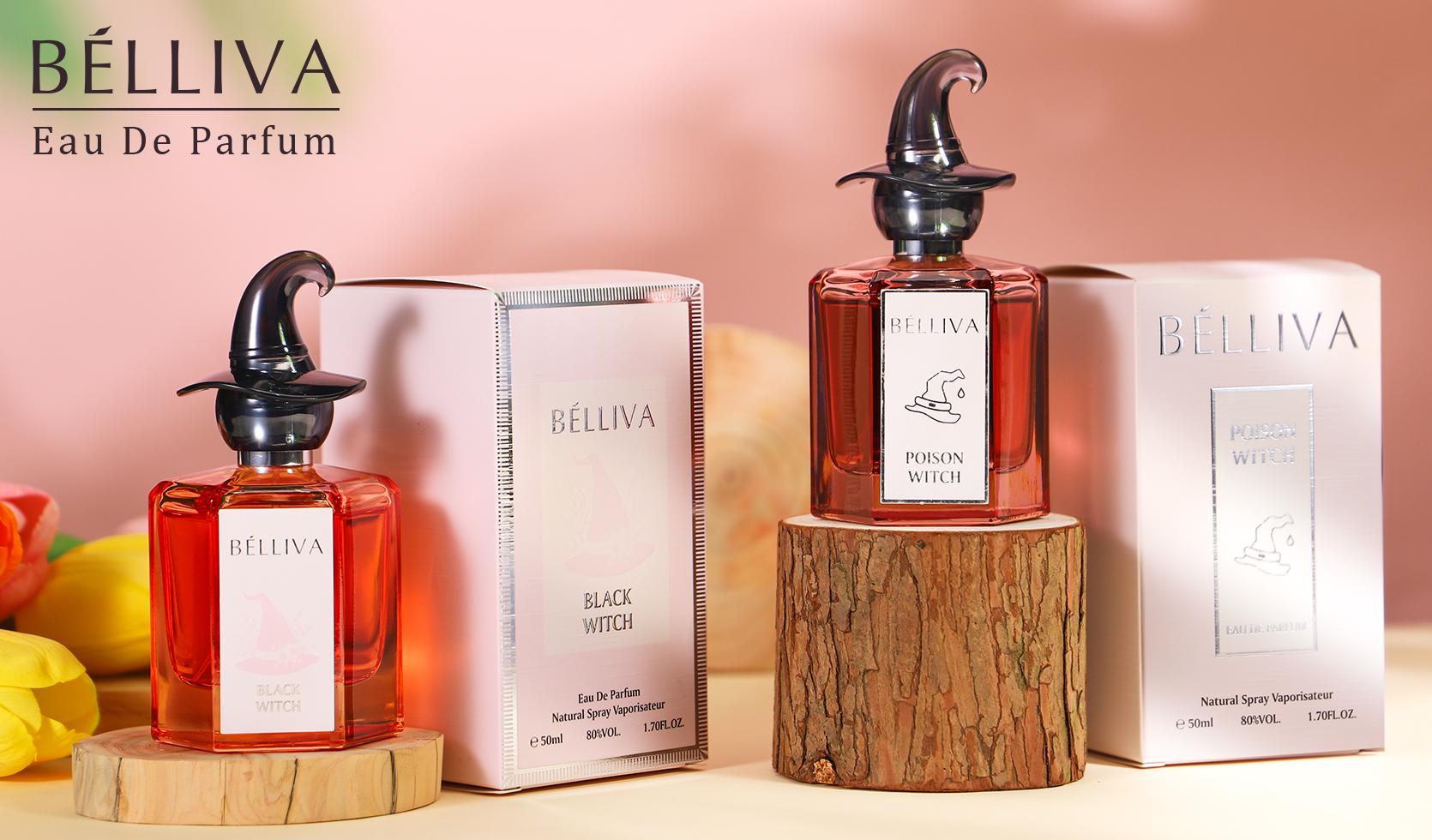 BELLIVA Women's Eau de Perfume 50ml - Long Lasting Floral Fragrance with Orange Blossom, Jasmine & Vanilla Notes