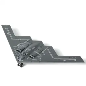 1/200 Scale B-2 Spirit Stealth Bomber Quick Build Model Kit – 20-Piece DIY USAF Strategic Heavy Bomber Aircraft Assembly, Collectible Military Aviation Display Gift for Adults and Kids