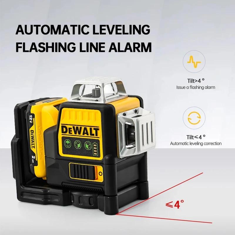 Dewalt NEW DW089LG 12 Lines 3 Sides*360 Degree Vertical 12V Lithium Battery Laser Level Horizontal Green Meter Outdoor leveling