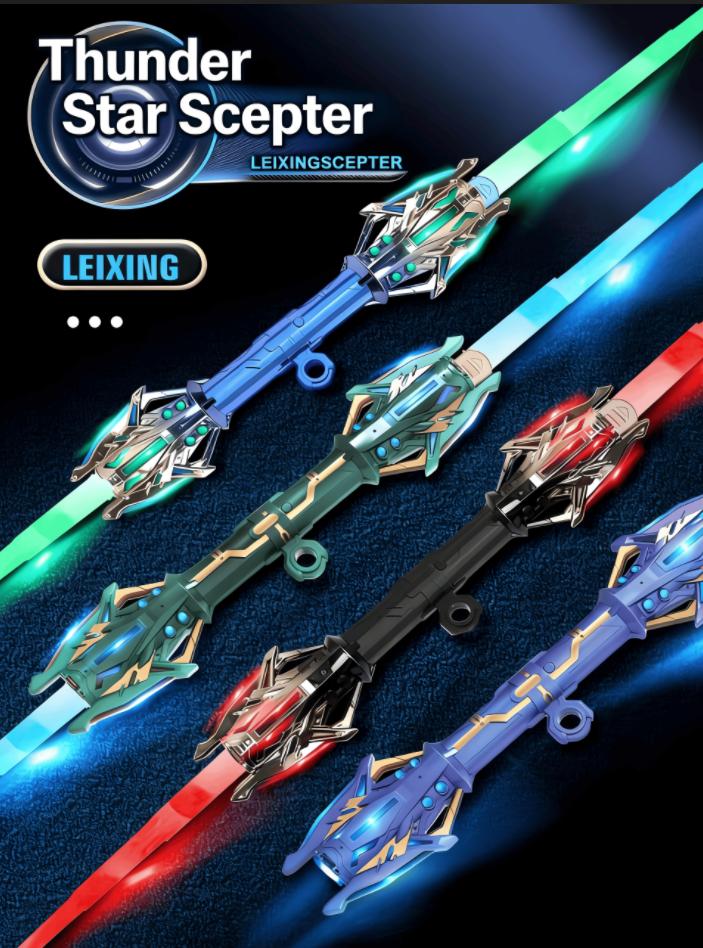 Retractable Double Sided Lightsaber - 24 LED Colors, Telescopic Handle, Galaxy Warrior Toy, Best Holiday Birthday Gift for Kids 2024