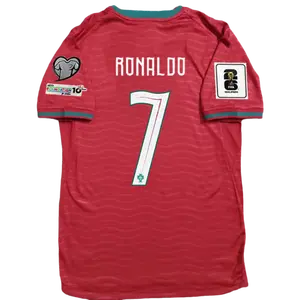 Soccer jersey/26-27 Grape home/red/fan version/men's/short sleeved/casual/sports top/No.7