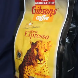 Gibsons Coffee Kenya Espresso Fine Grind Dark Roast 400g