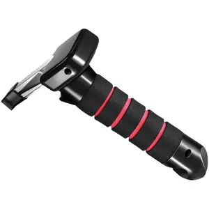 Multifunctional Car Handle Cane Assist Support for Seniors Elderly Handicapped Upgrade Door Latch Standing Aids (Red)