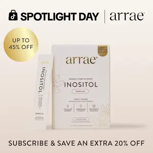 Arrae Hormone Balancing Inositol | Vanilla Flavored Pixie Sticks | Mood, Cycle & Skin Support for Women | Healthcare