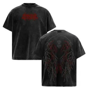 Berserk Pump Cover T-Shirt – Vintage Washed Oversized Gym Streetwear Tee, Heavy Cotton Fitness Top, Dark Aesthetic Unisex Apparel, Soft Loose Fit for Workout & Training