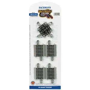 Bachmann 44541 E-Z Track HO Nickel Silver 90 DEGREE CROSSING...