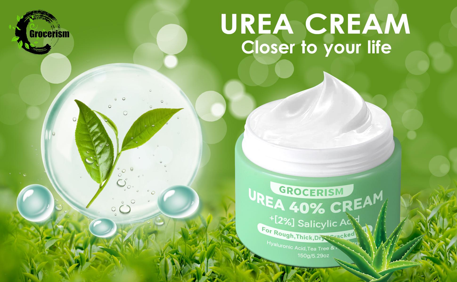 Grocerism Urea Cream 40 Percent For Feet + 2% Salicylic Acid Foot & Hand Cream – Fuerza máxima con Hyaluronic Acid, Aloe Vera y Tea Tree. Deep moisturizes, removedor de callos, hydrating y apta para todo tipo de piel  #TikTokShopHolidayHaul