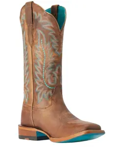 Ariat Women's Frontier Tilly Tek Step Western Boot Broad Square Toe - 10042423