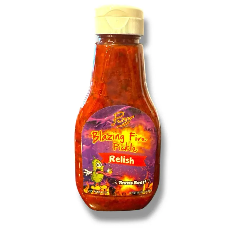 Blazing Fire Pickle Relish-Fuego Flavored