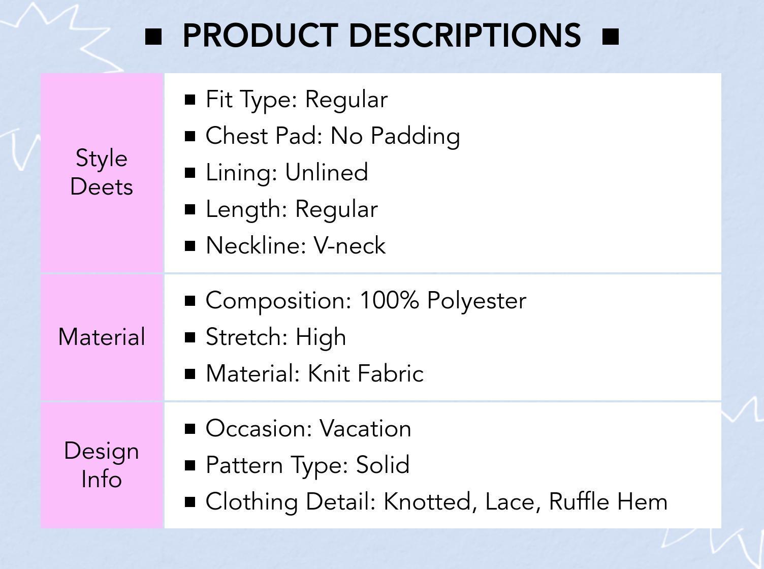 Cider Women's Lace Ruffle Hem Knotted Crop Top with Adjustable Crisscross Strap, Beach Vacation Staple Knit Top, Spring Break Adjustable Bralette, Boho Beachwear Lace Crop Top, Lady Adjustable Tie-Front Bikini Cover Up, Music Festival Spring Outfits