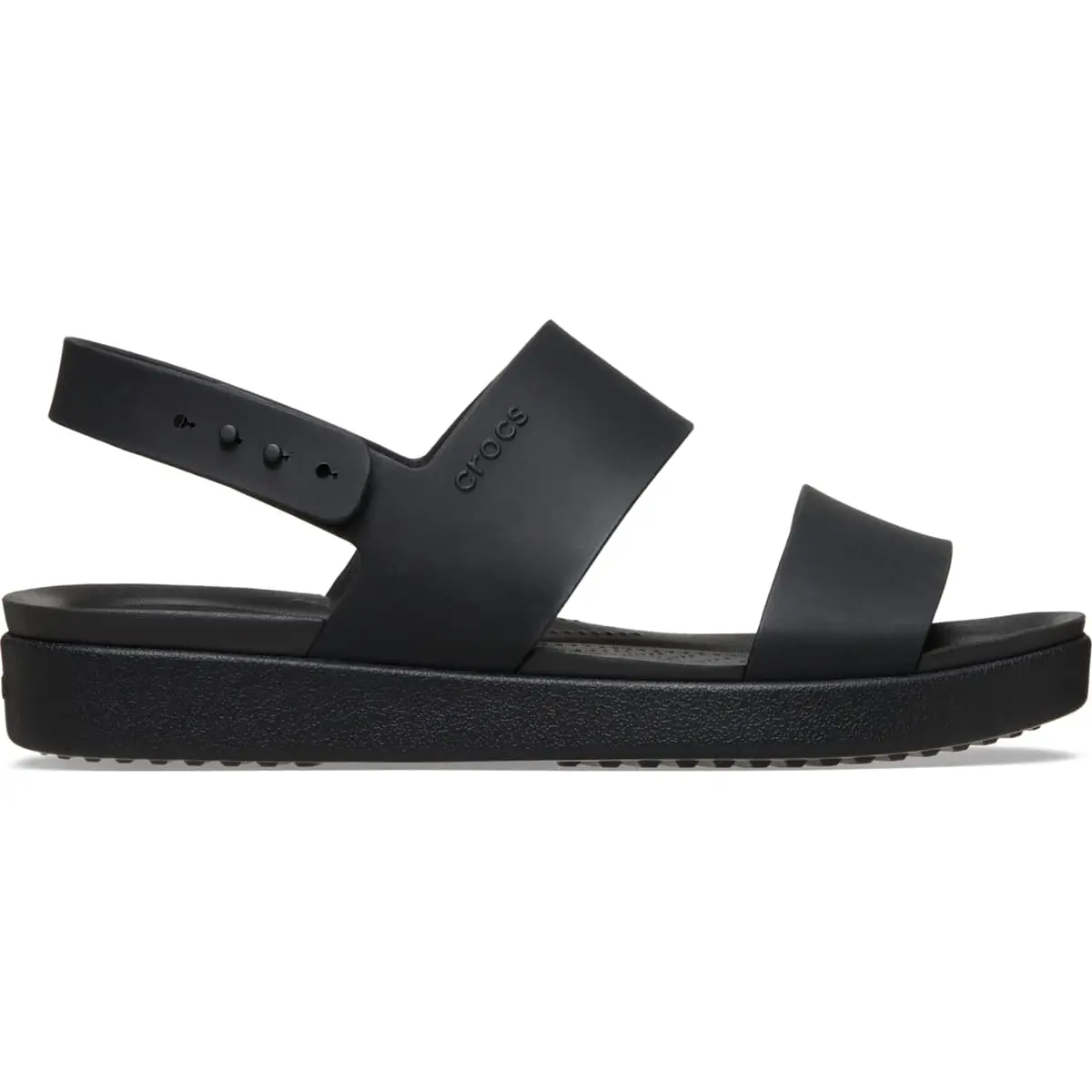 Crocs Women's Brooklyn Backstrap Low Sandals, Popular Style with Effortless Design, Flat Heel (1 cm or Less), Cushioned Double Band Women's Sandals