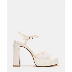Steve Madden LIANDRA EMBELLISHED WHITE MESH
