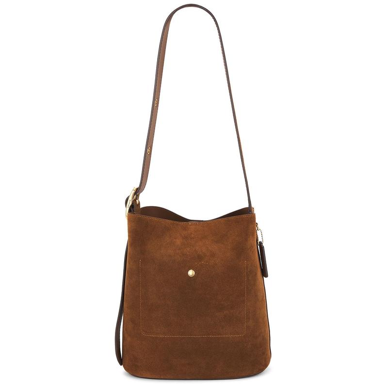 Coach Bleeker Bucket Bag in Warm Brown