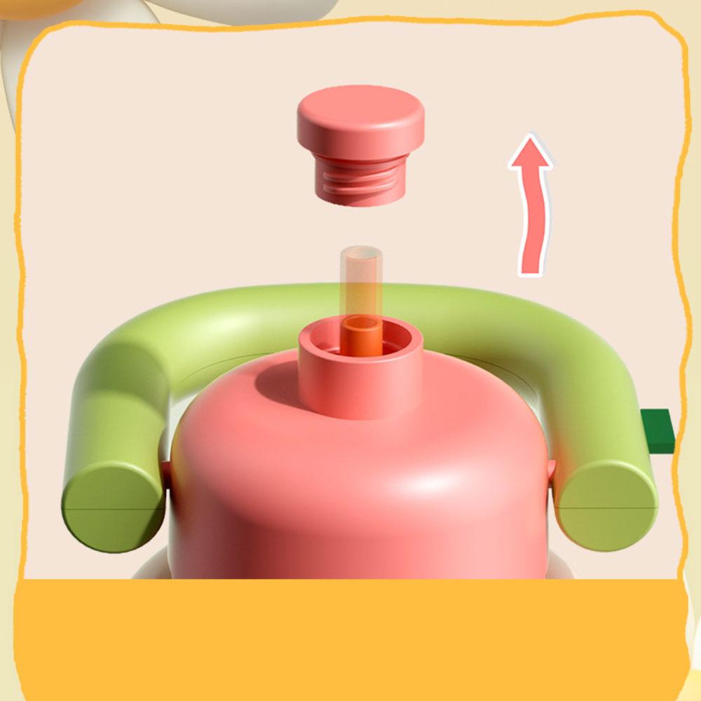 Big Belly Thermos 1000ml/34oz SUS 316 Stainless-Steel 12h Hot 12h Cold With Handle And Straw Baby Safe Material