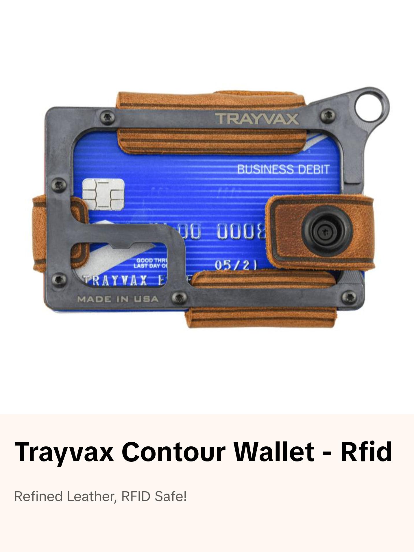 Contour Wallet - Black Tobacco Brown