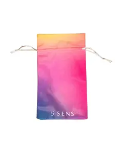5 SENS Velvet Pouch | Soft Gradient Drawstring Storage Bag | Jewelry Accessories Travel Organizer | Beauty Gift Accessory