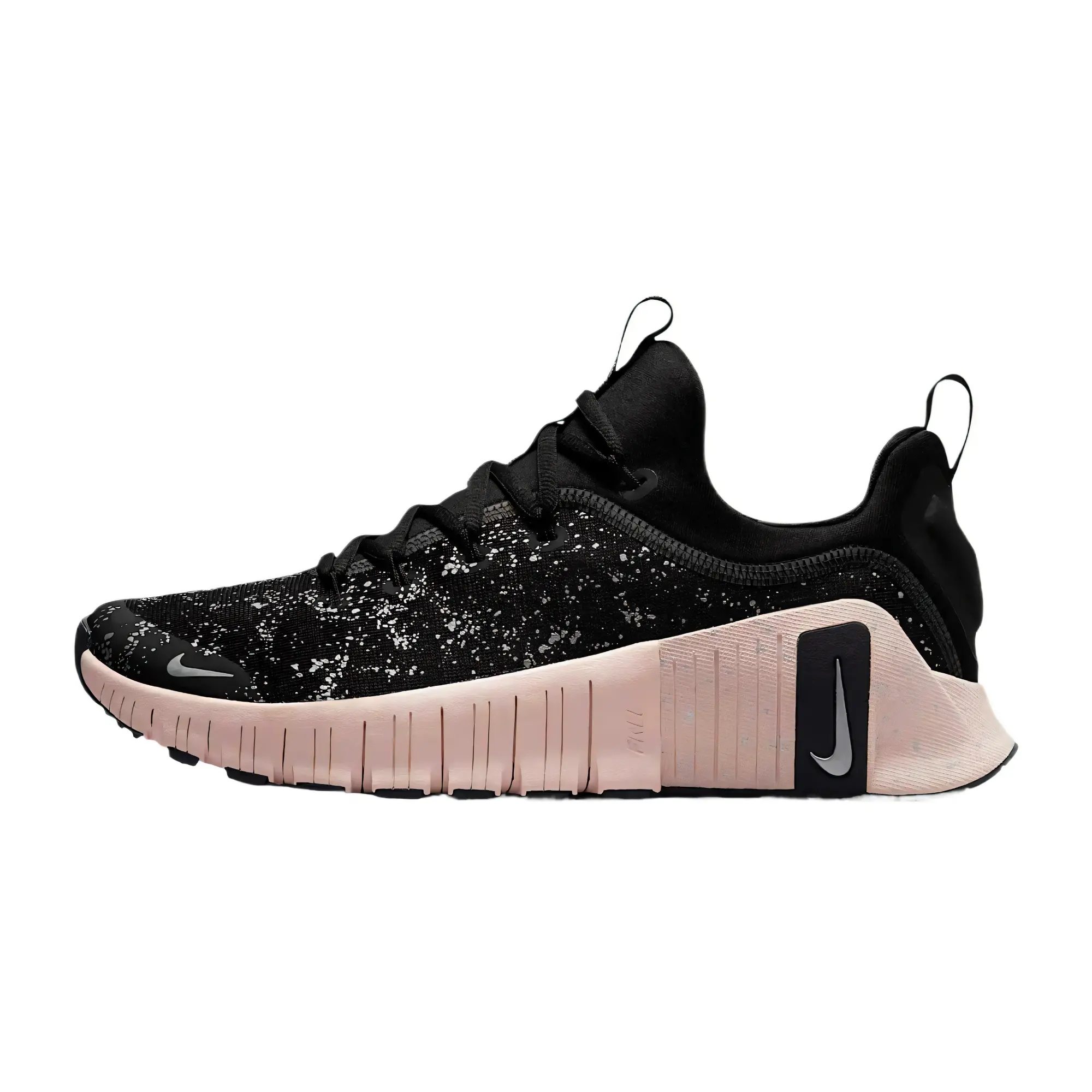 Nike Wmns Free Metcon 6 SE 'Black Metallic Silver' Women's Lightweight Training Shoes with Responsive Cushioning & Breathable Mesh Upper, Athletic Sneakers, Casual Sports Sneakers, Athletic Workout Sneakers, Footwear Sneakers