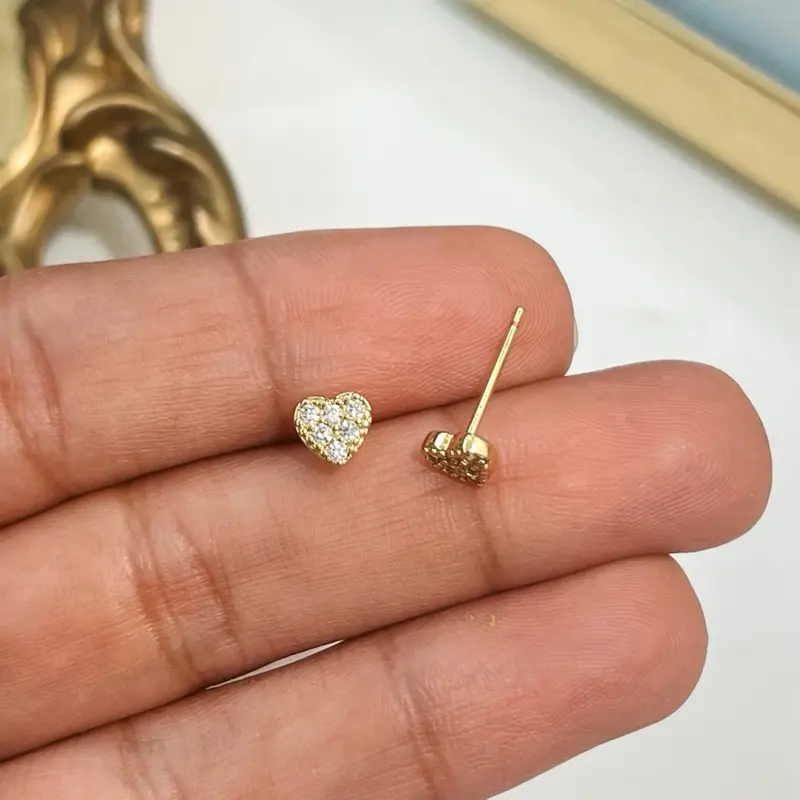 Gold Classic Style Fashion Earrings, Female Stud Earrings for Women