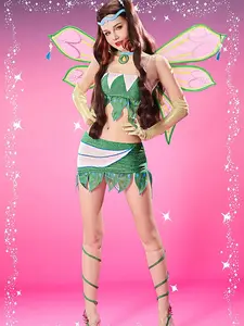 Officially Licensed Winx Club Enchantix Aisha Cosplay Costume Set