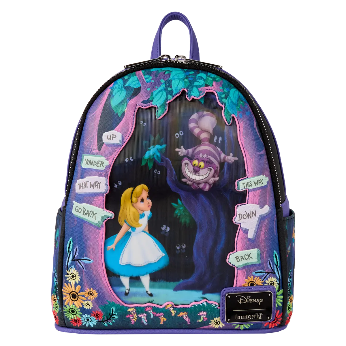 Alice in Wonderland Tulgey Wood Lenticular Mini Backpack