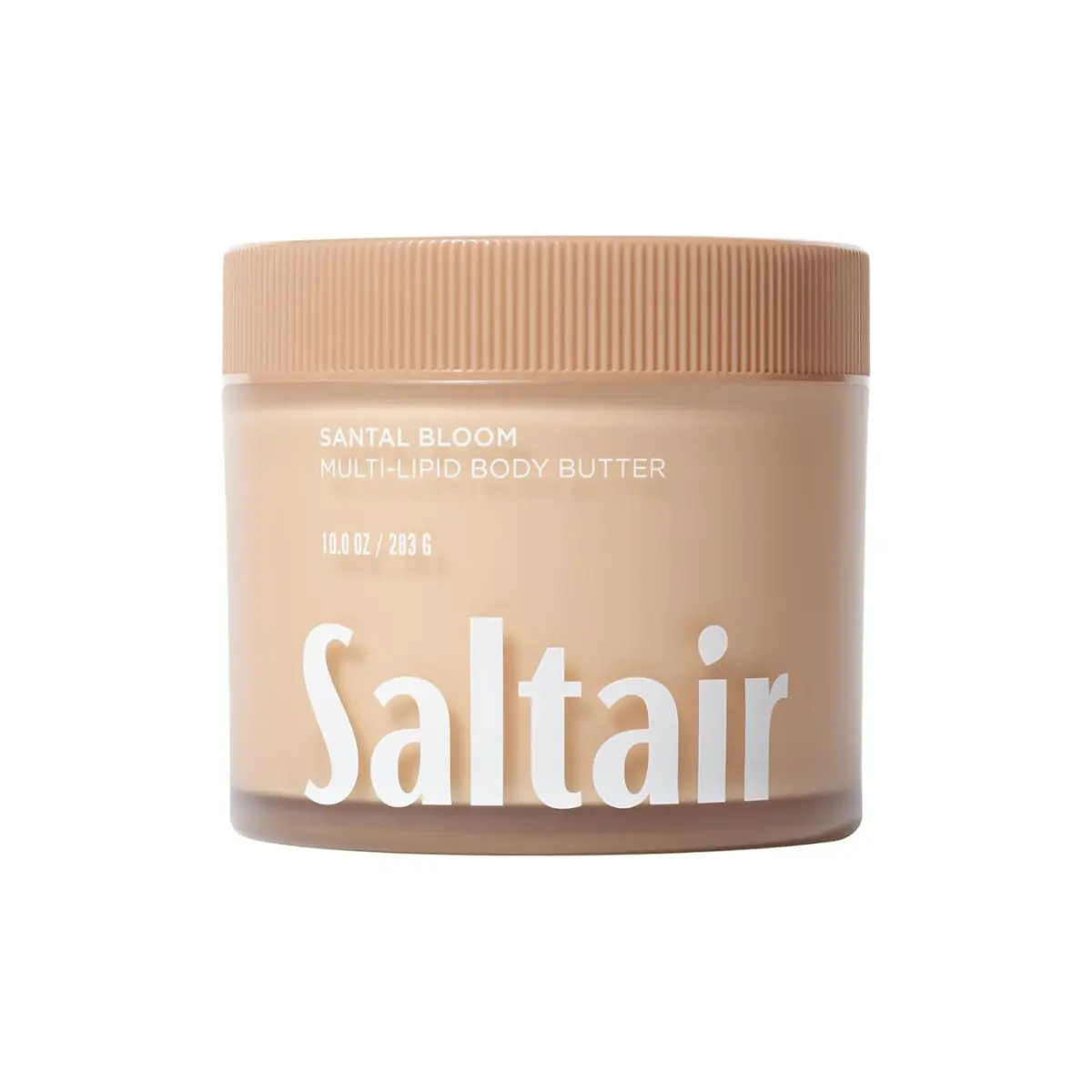 Saltair Multi-Lipid Body Butter - 10oz Jar, Rich Nourishing Hydrating Cream with Ceramide Complex, Coconut Oil, Shea Butter, Sea Buckthorn for Dry Skin, Santal Bloom