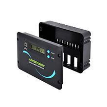 Renogy 30A 12V/24V PWM Solar Charge Controller with LCD Display Flush Mount Design Negative Ground, Compatible with Sealed, Gel, Flooded and Lithium Batteries, Adventurer 30A,black Charger