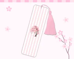 Sakura Blossom Tree Bookmark Tassel