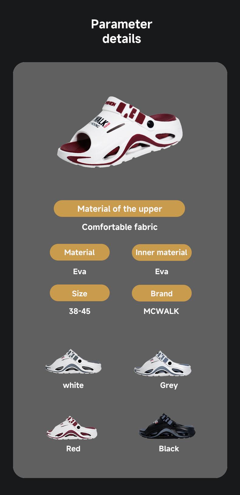 2026 New Arrival EVA Outdoor Slippers & Sandals Non-Smell Comfort Anti-Slip Wear-Resistant for Home Camping Dog Walking & Errands