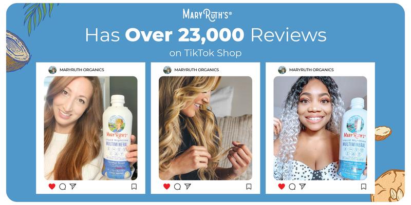 MaryRuth's Hair Growth + Nighttime Routine Bundle - Hair Growth Max Liposomal & Liquid Nighttime Multimineral