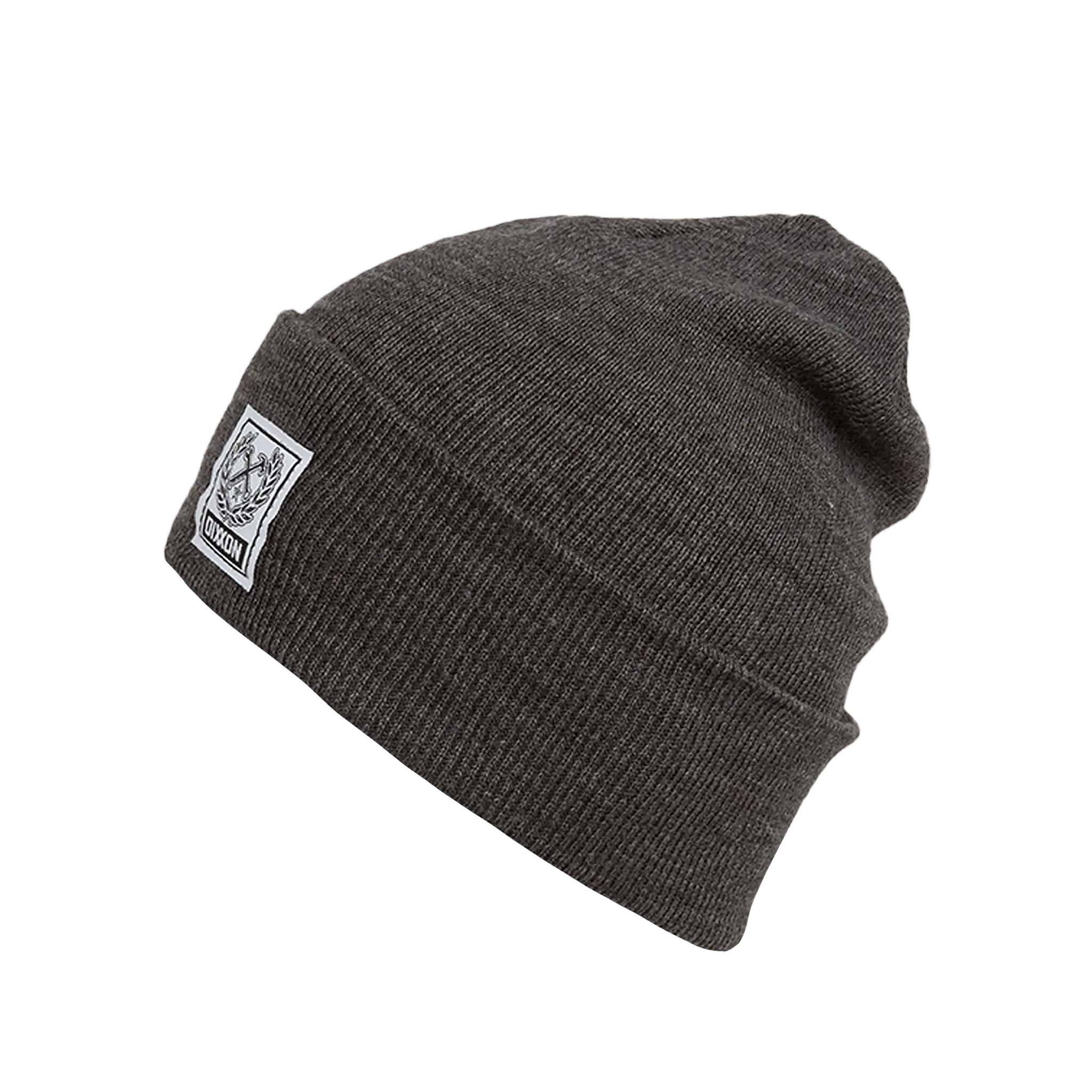 Ribbed Beanie - Dark Heather Gray