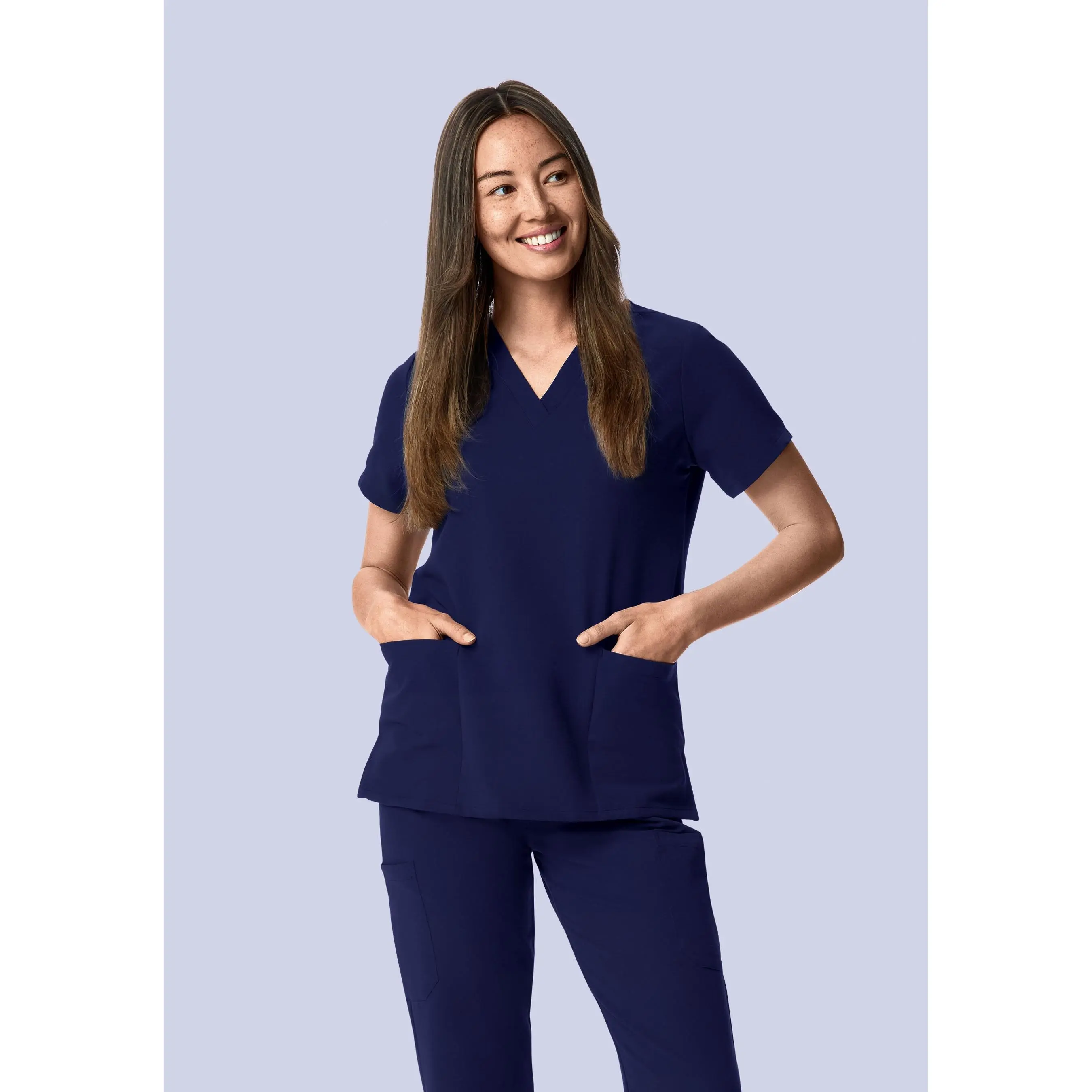 6 Pocket Top Navy