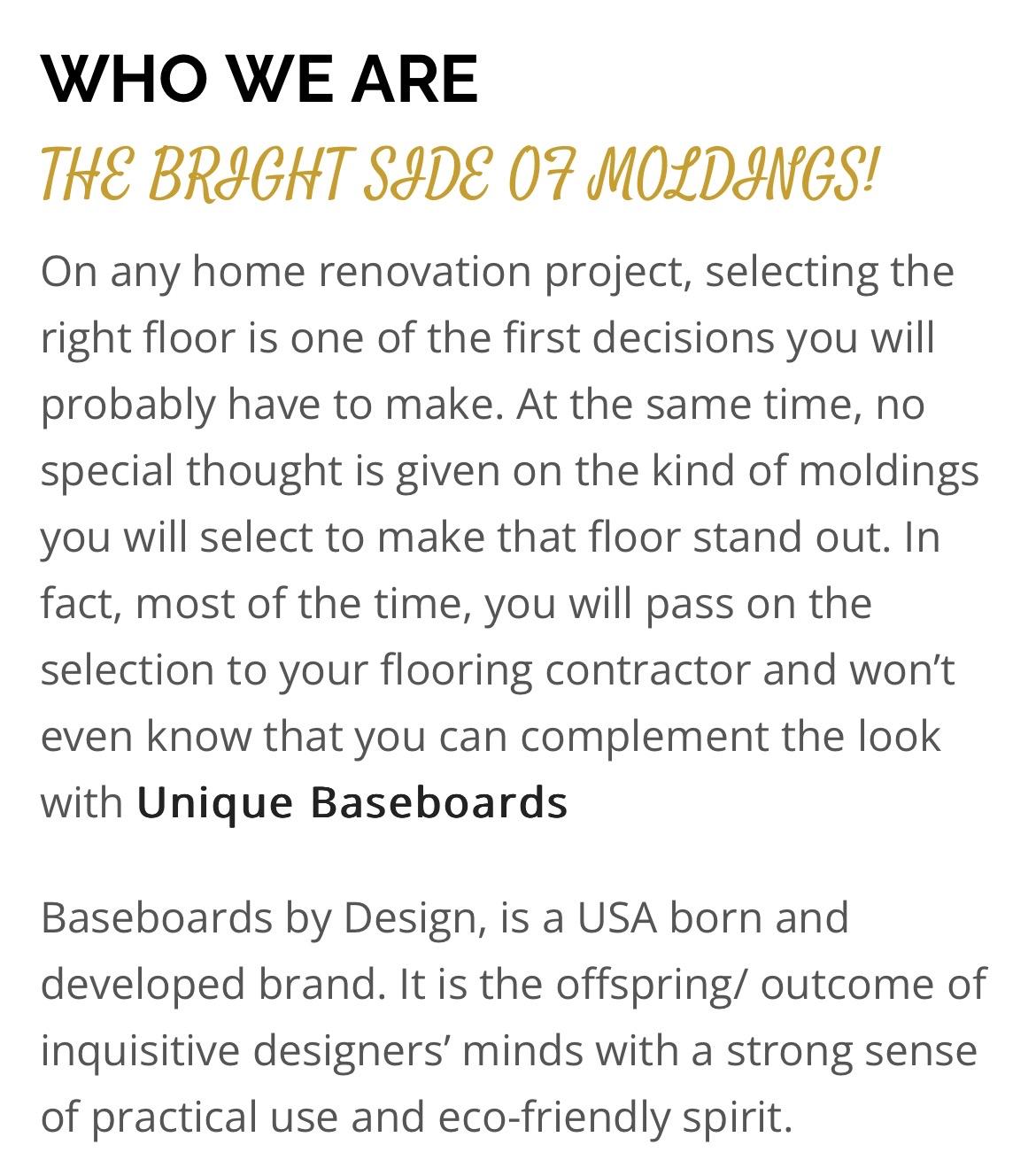 Box of 5 Baseboard Moldings with LED Light Inserts. Great for interior design and construction projects at home