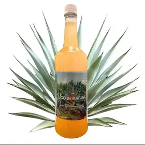 Maguey Juice - Jugo De Maguey Michoacano Tarasco de 1 litro (33.3Fl Oz) 100% Natural (Natural & Asado) Traditional Beverage