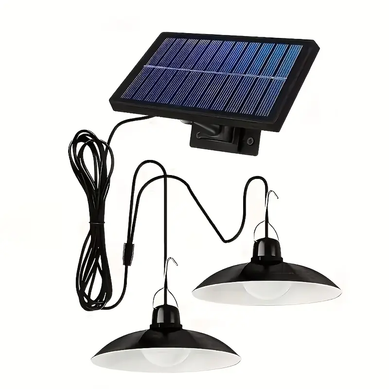 Solar Lamps & Chandeliers, Outdoor Solar Light with 4 Modes (Timing, Auto Start, Dimmable Brightness, Light Sensor), IP55 Waterproof Durable, Easy Installation for Barns, Garages, Outdoor Use, Solar Light Outdoors