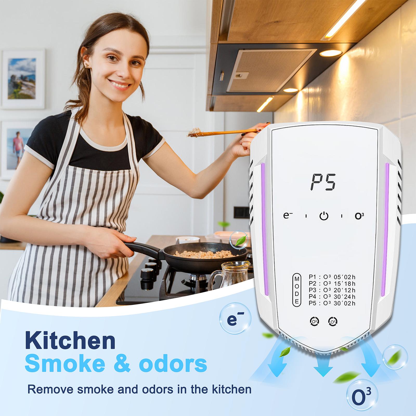 Odor Eliminator for Home Pets,Air purifier for Cat Litter, Dog Urine, Smoke & Musty Smells Quiet, Portable, Filter-Free Purifier smelly solutions ozone generator