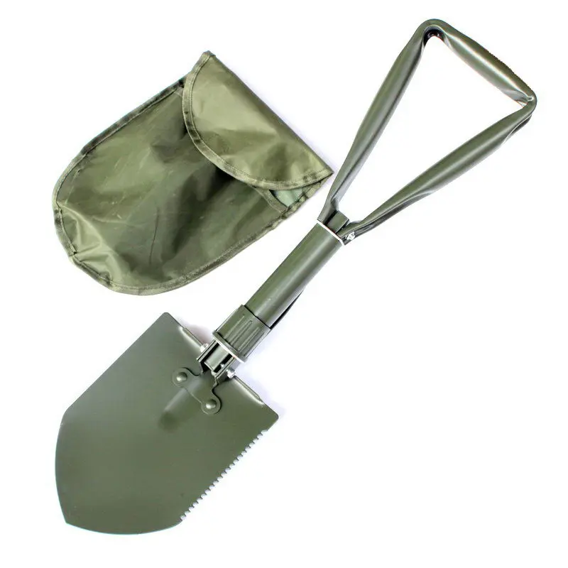 Nw 2Lbs ﻿ Multi-function Folding Camping Shovel Portable Camping Shovel  for Camping Hiking Sand Mud Snow Beach