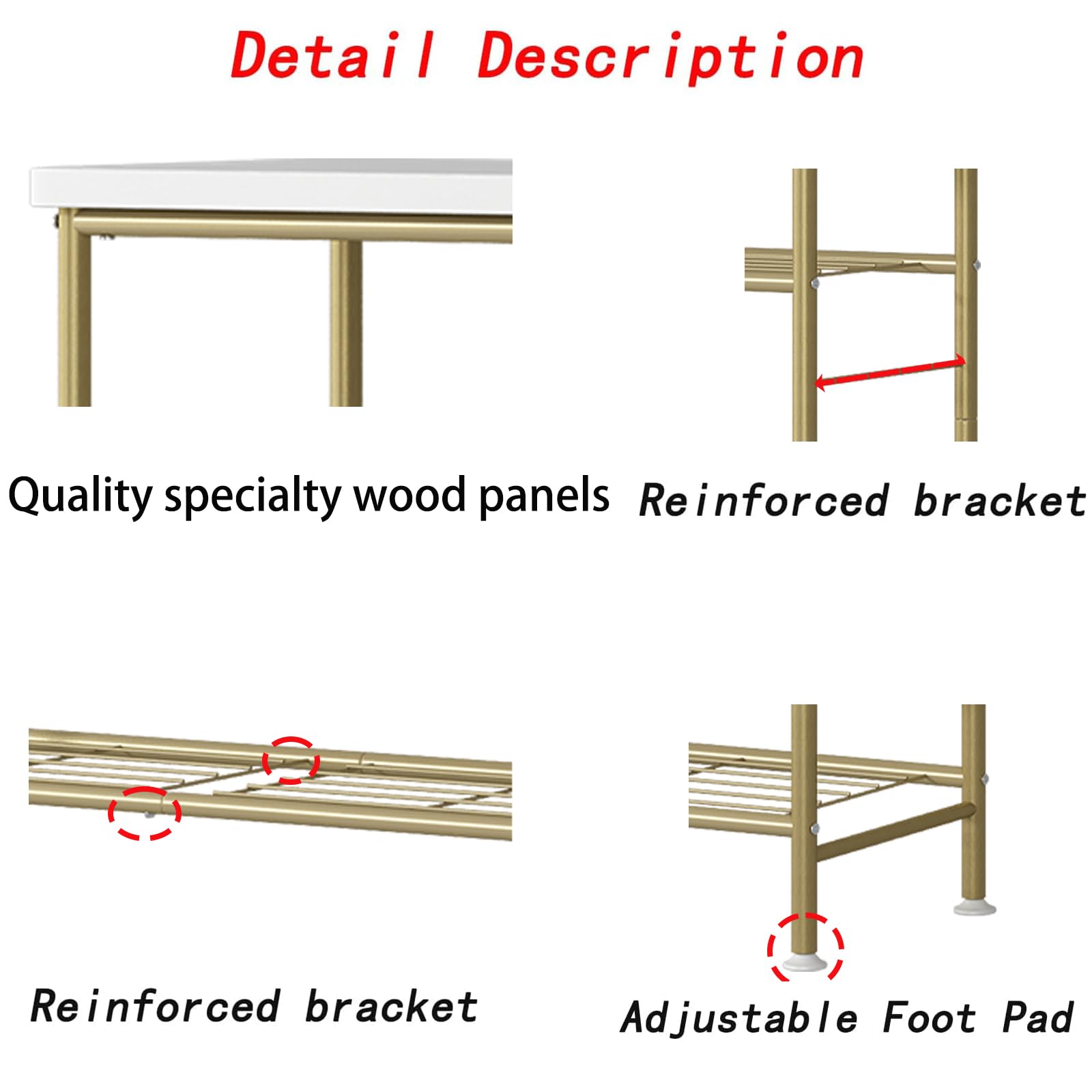 Shoe Rack Organizer, 4-Tier Large Capacity Shoe Rack for Closet, 16 Pairs Shoe Storage Shelf with MDF Top Board, for Entryway, Garage, Bedroom, Cloakroom Deals For You Days