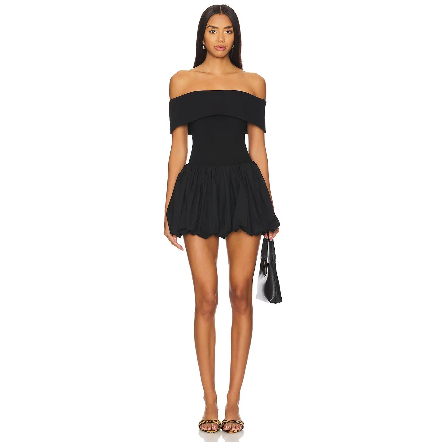 MAJORELLE Kristen Mini Dress in Black