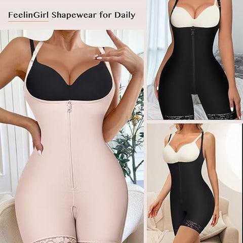 FeelinGirl Shapewear for Women Tummy Control Plus Size Seamless Body  for Butt Lifter Thigh  Bodysuit Comfortable Fabric Womenswear