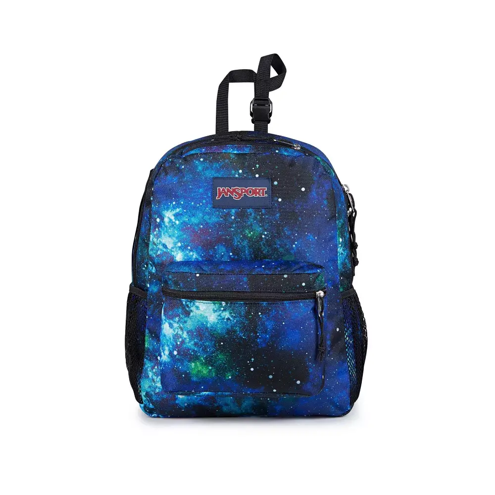 JanSport Adaptive 16" Backpack - Cyberspace Galaxy, Casual School & College Backpack with Zip Closure Laptop Sleeve, Fully Padded Back Panel for Business Use