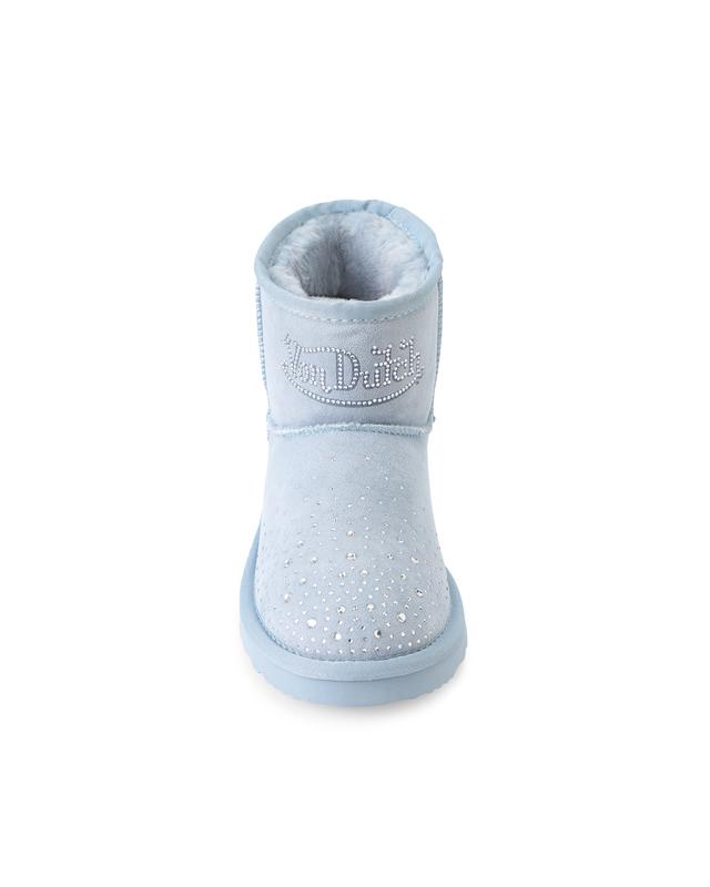 RHINESTONE SHEARLING BOOT