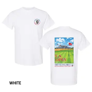 2026 126th U.S. Open Golf at Shinnecock Hills Both Sided 100% Cotton T-Shirt, Classic Tournament Graphic Tee,  Unisex Golf Apparel, Trendy Unisex Fan Wear