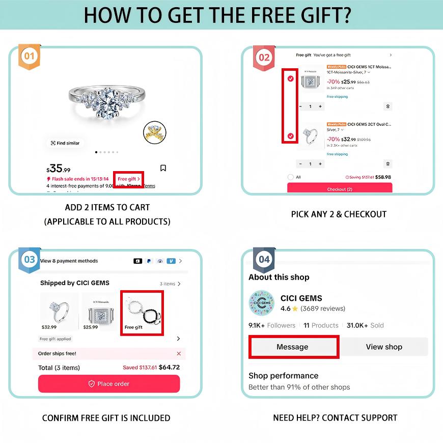 CICI GEMS 1.5CT Oval Cut Moissanite Hidden Halo Ring for Women D VVS1 18K Gold Plated Lab-Created Hypoallergenic Engagement Wedding Anniversary Gift Fine Jewelry