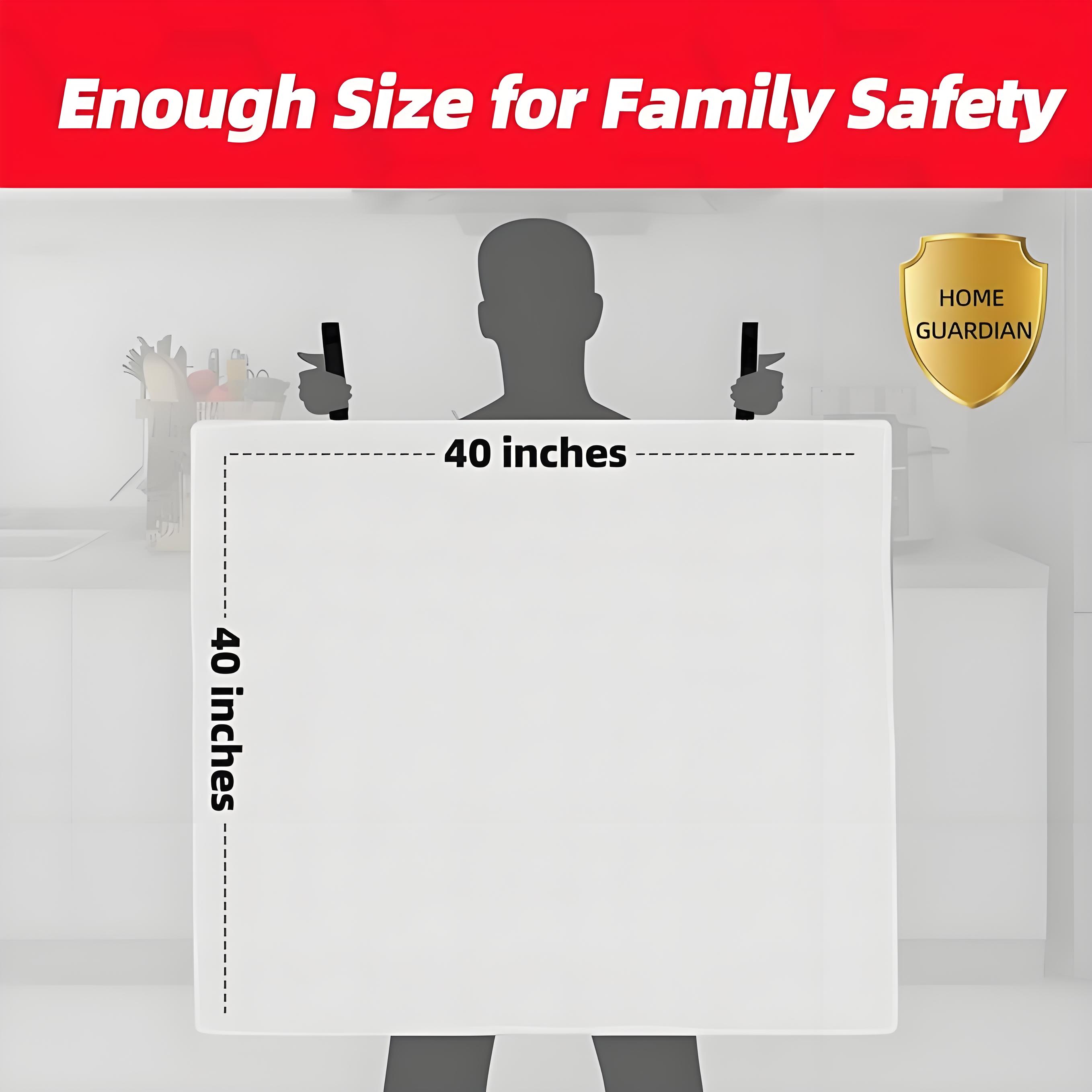 Emergency Fire Blanket - 4 Pack - Fiberglass Fire Suppression Blanket for Kitchen, 40" x 40" Fire Blanket for Home