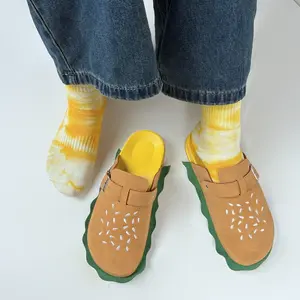 Hamburg Slippers Shoes Thick Sole Female Summer Outsidewear Women's Lazy Shoes with Comfortable Sole and Stylish Design